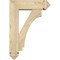 Ekena Millwork Imperial Arts and Crafts Rough Sawn Bracket w/ Offset Brace, Douglas Fir, 6"W x 18"D x 26"H BKT0604X18X26IMP03RDF - alternate 2